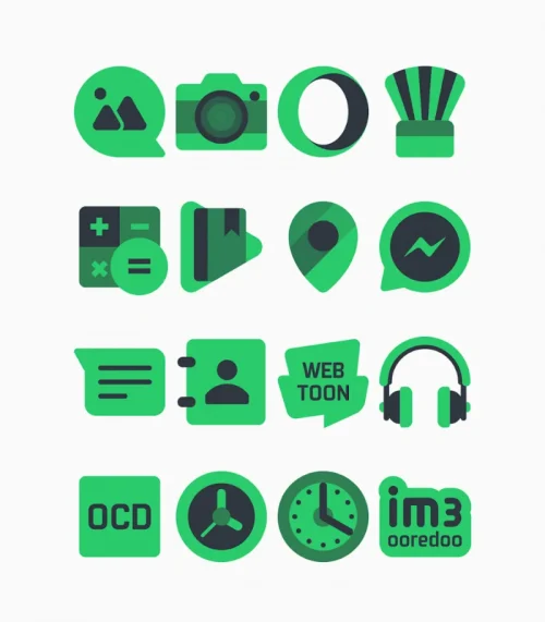 Warak Green – Icon Pack