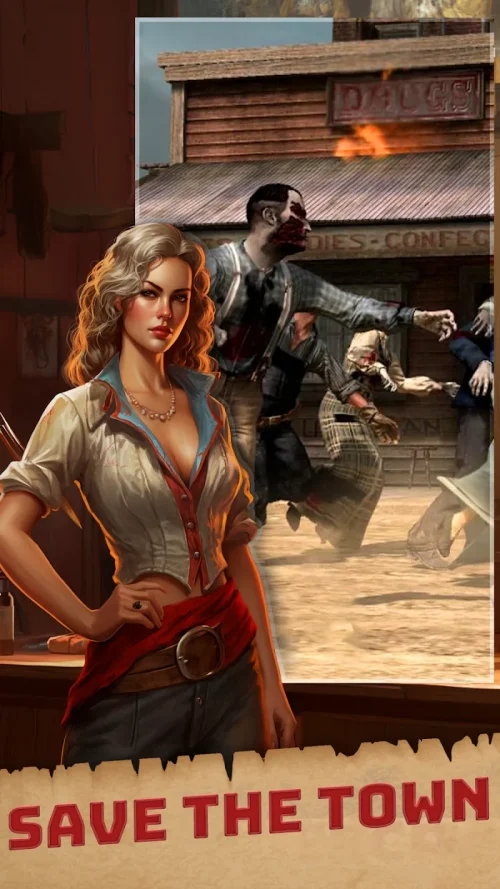 Western Cowboy Zombie Hunter