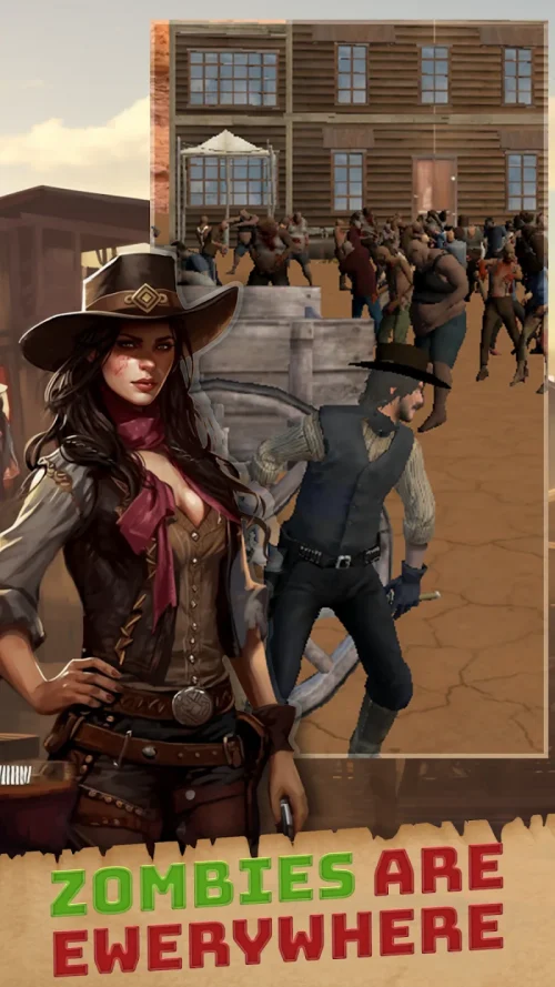 Western Cowboy Zombie Hunter