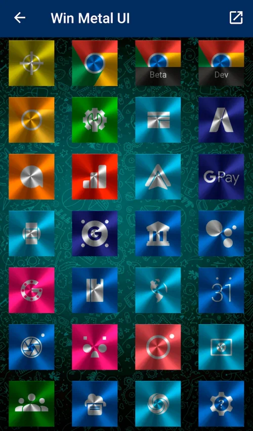 Win Metal – Icon Pack