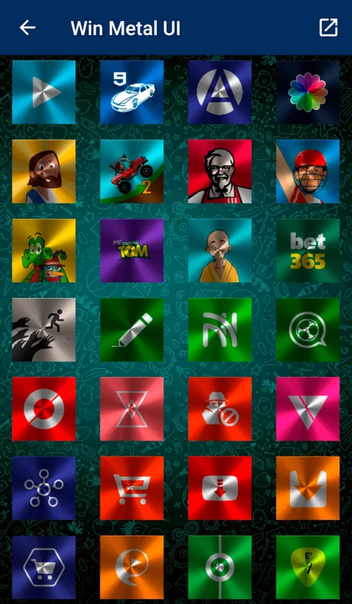 Win Metal – Icon Pack
