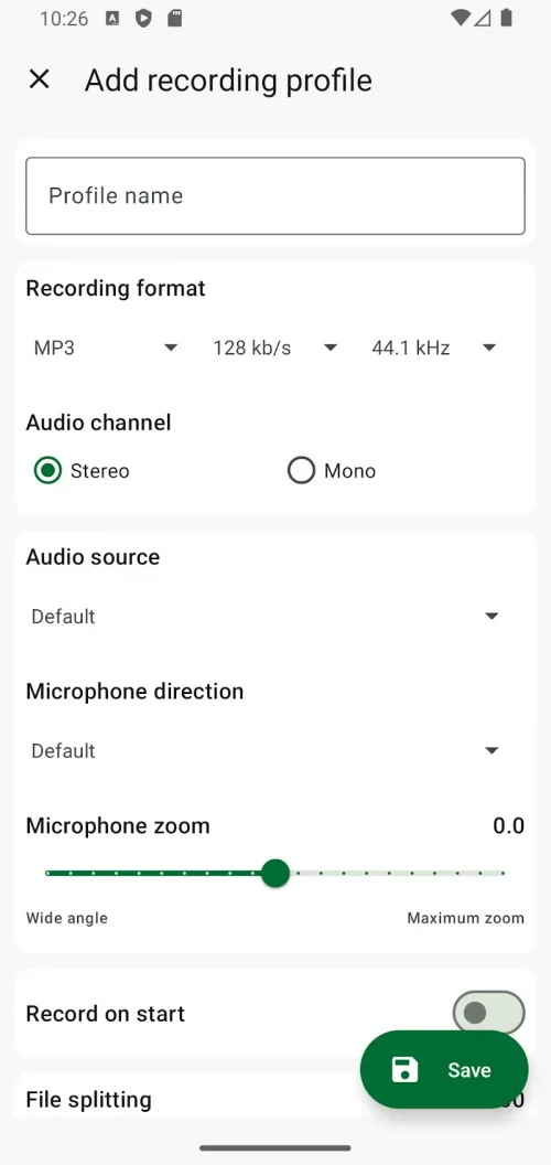 ASR Voice Recorder
