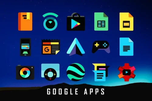 ATOMIC – Dark Retro Icon Pack