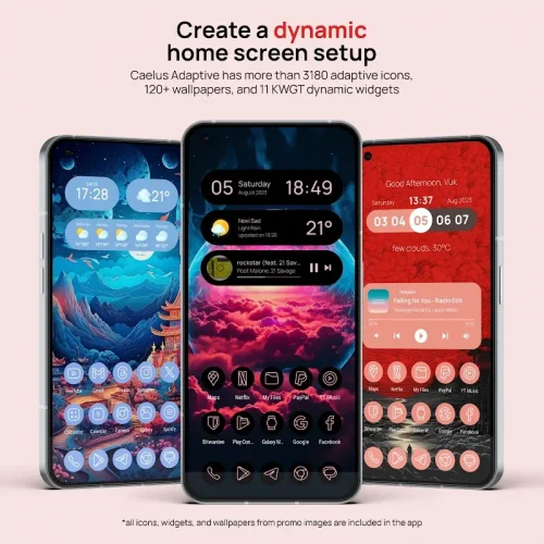 Caelus Adaptive Material Icons
