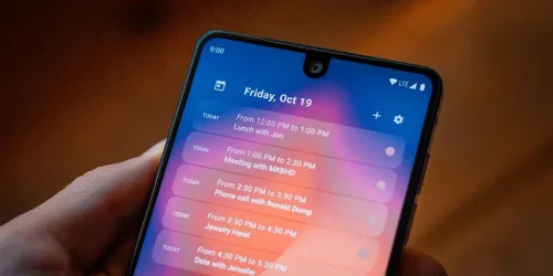 Calendar Widget Agenda Planner