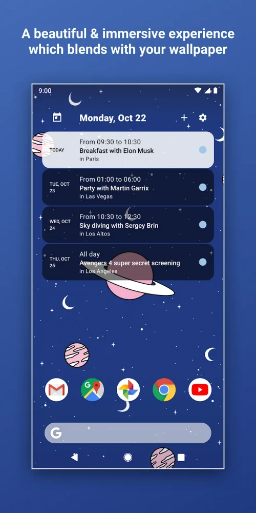 Calendar Widget Agenda Planner