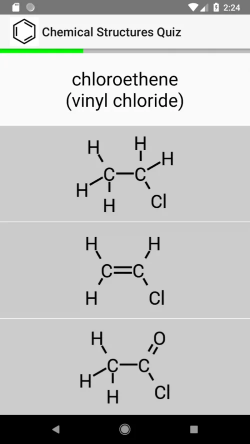 Chemical Structures Quiz