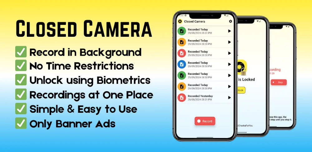Closed Camera – Video Recorder