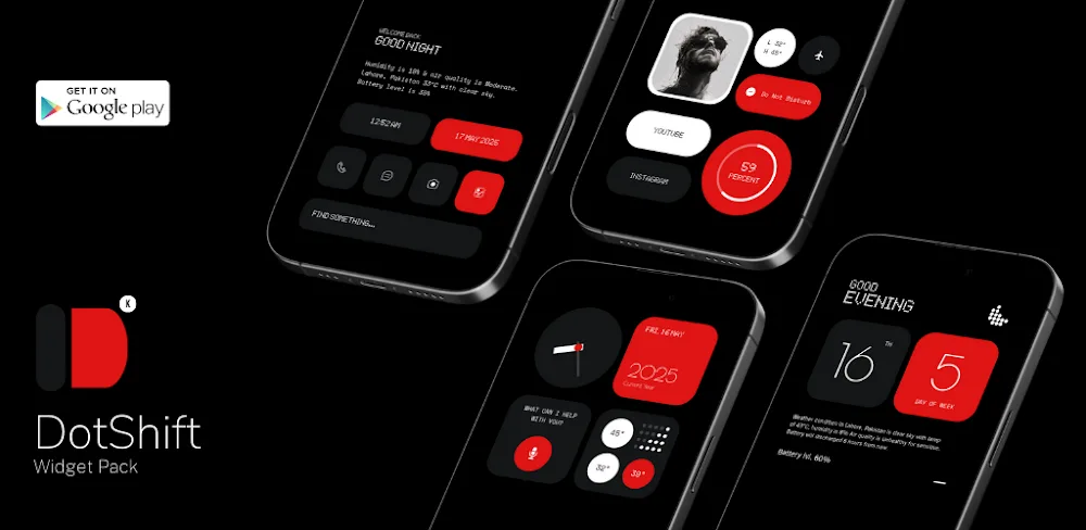 DotShift Widgets For KWGT