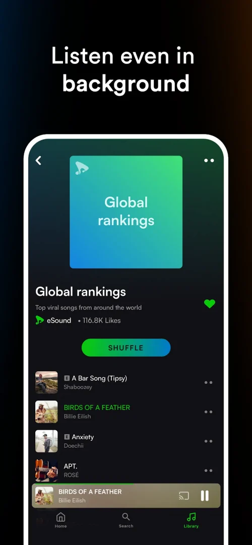 eSound: MP3 Music Player App