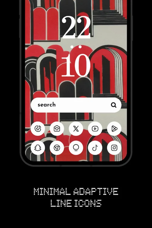Everything Line:Adaptive icons