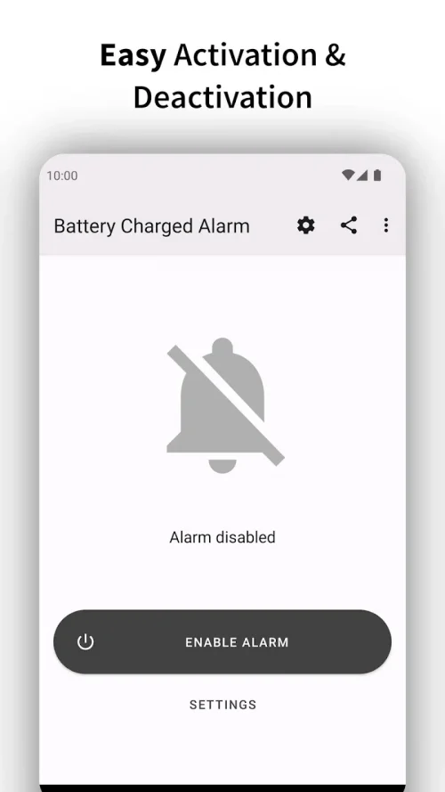 Full Battery Charge Alarm
