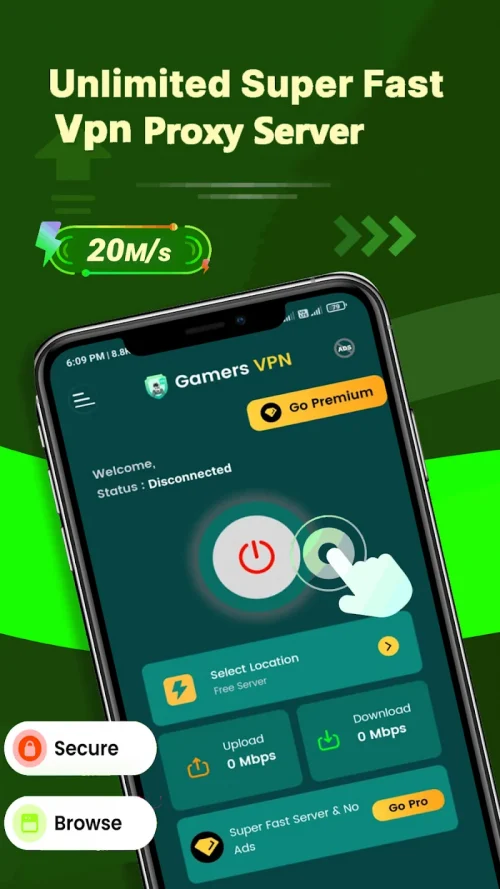 Gamers VPN: Low Ping Gaming