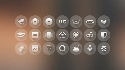 Glass UI Icon Pack