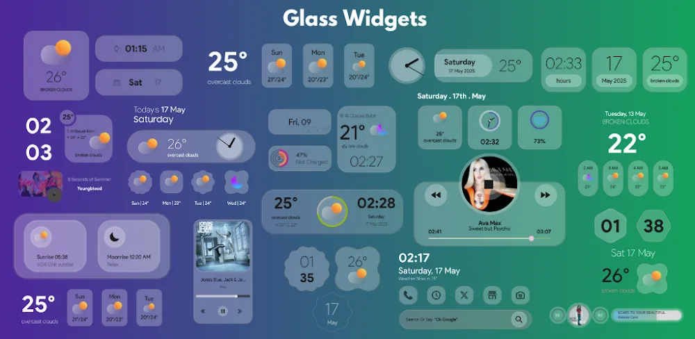 GlassWidgets