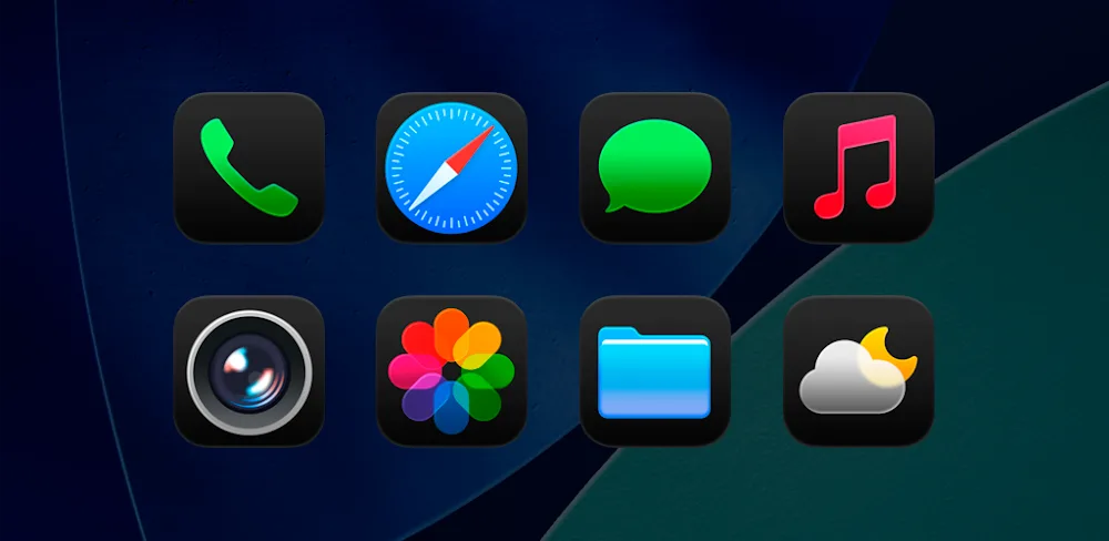 iLiquidOS Dark – Icon Pack