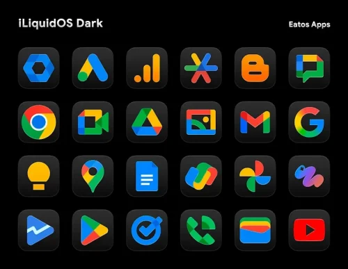 iLiquidDark – Icon Pack
