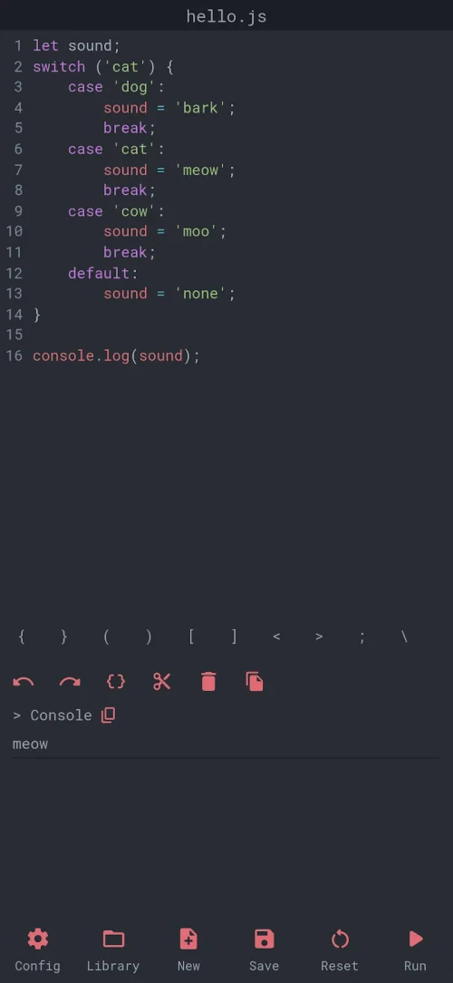 JavaScript Editor