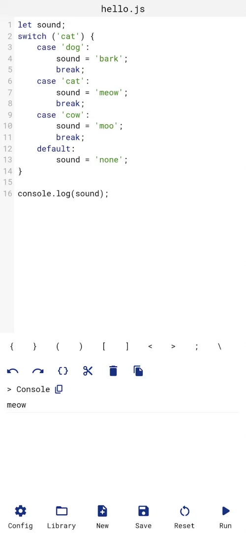 JavaScript Editor