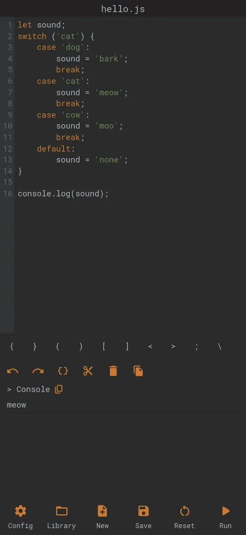 JavaScript Editor