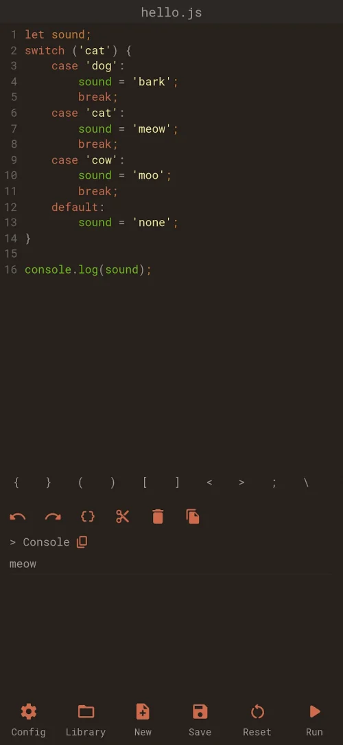 JavaScript Editor