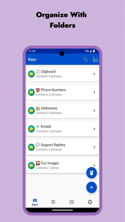 LazyBoard – Phrase Keyboard