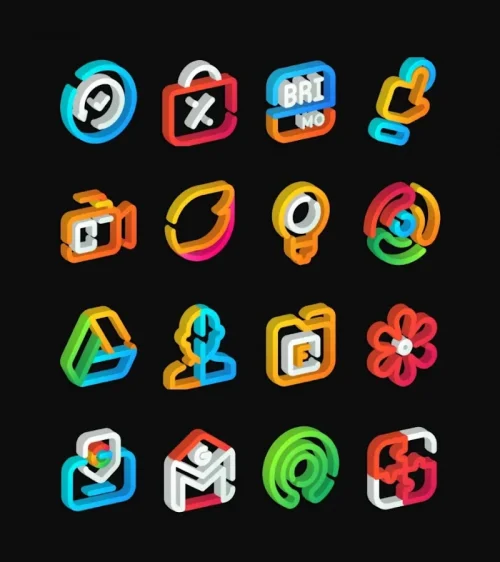 LineS 3D – Icon Pack