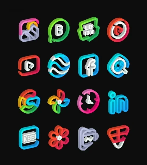 LineS 3D – Icon Pack