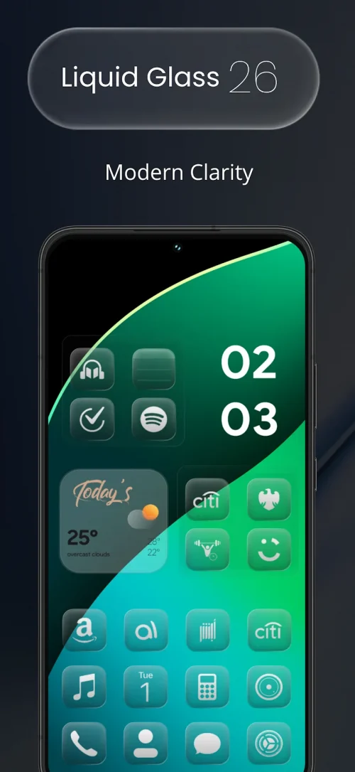Liquid Glass 26 Icon Pack