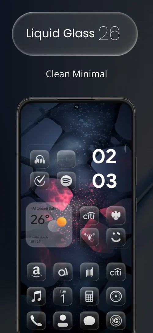 Liquid Glass 26 Icon Pack