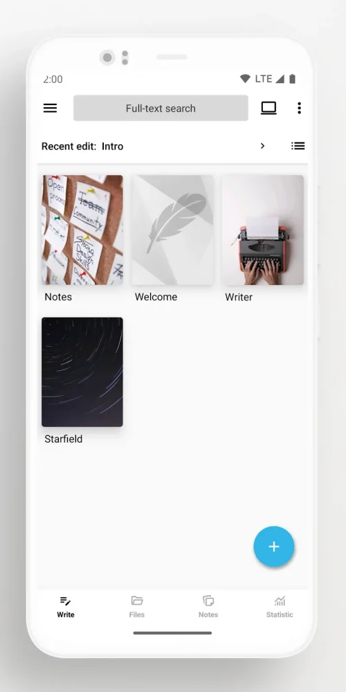 Lite Writer: Writing/Note/Memo