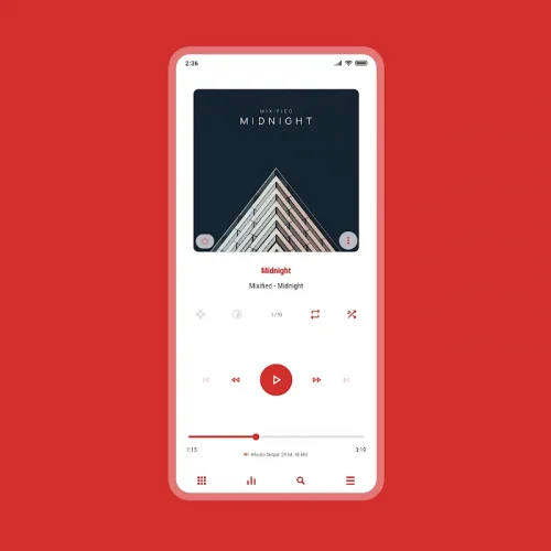 Luminous – Poweramp Skin