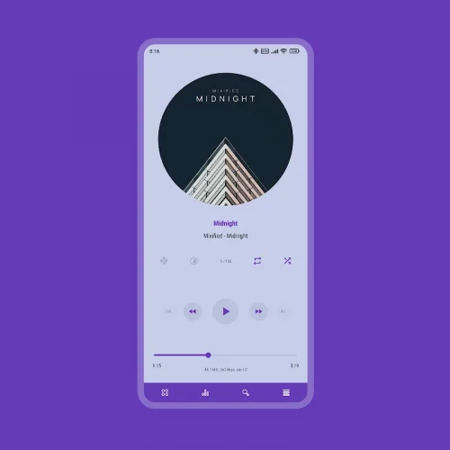 Luminous – Poweramp Skin