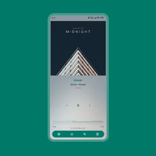 Luminous – Poweramp Skin