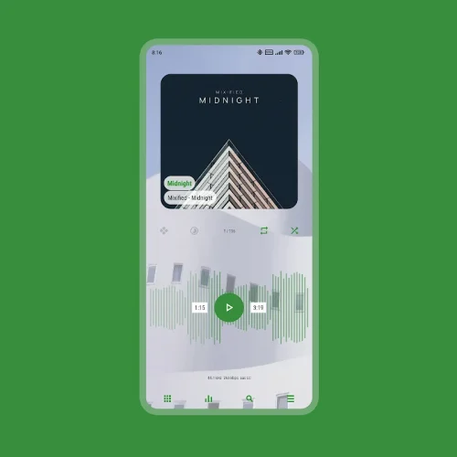 Luminous – Poweramp Skin