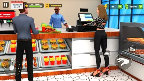 Mall & Fast Food Simulator 3D