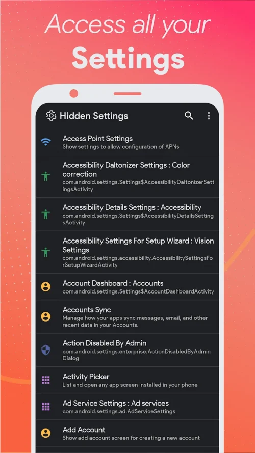 MIUI Hidden Settings Activity