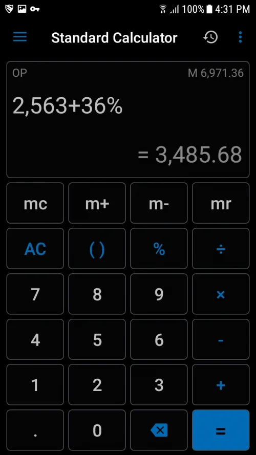 NT Calculator