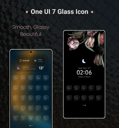 One UI 7 Glass Icons