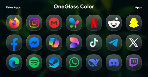 OneGlass 8 (Color) – Icon Pack