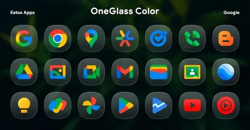 OneGlass 8 (Color) – Icon Pack