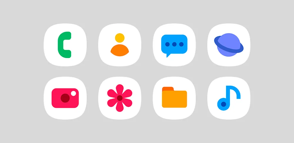 OneWhite – Icon Pack