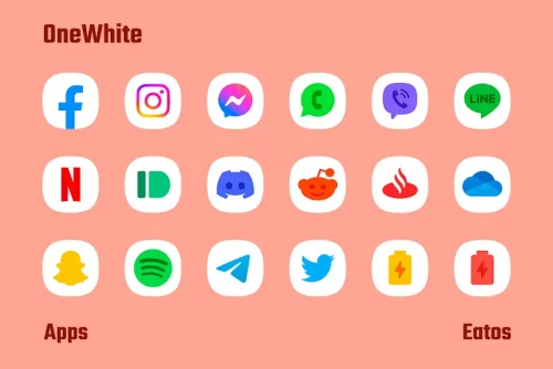 OneWhite – Icon Pack
