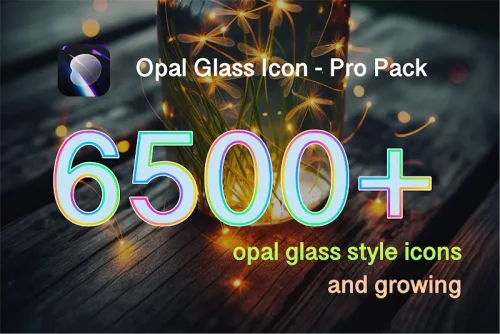 Opal Glass Icon – Pro Pack
