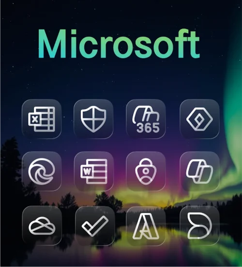 Opal Glass Icon – Pro Pack