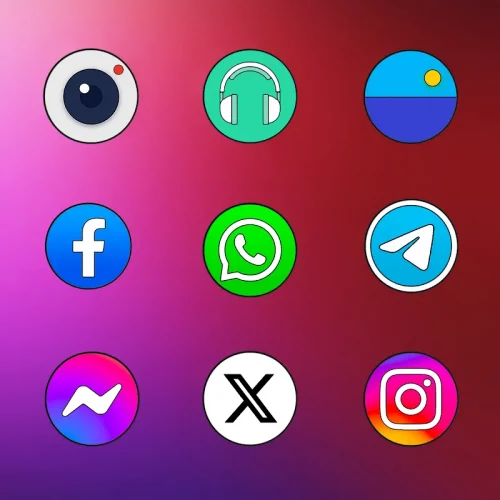 Oxigen Circle – Icon Pack