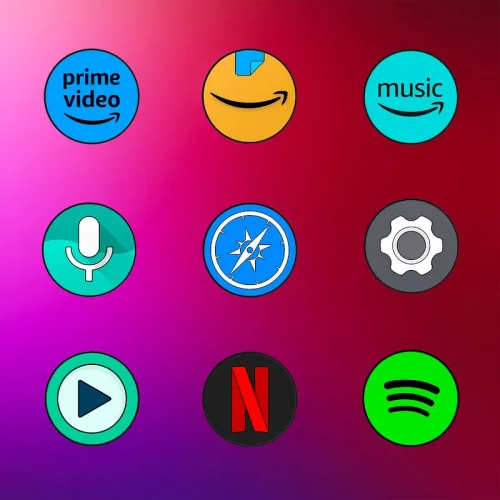 Oxigen Circle – Icon Pack