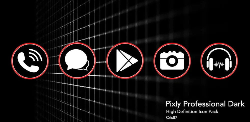 Pixly Professional Dark – Icon