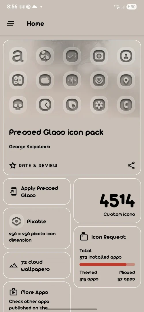 Pressed Glass Icon Pack