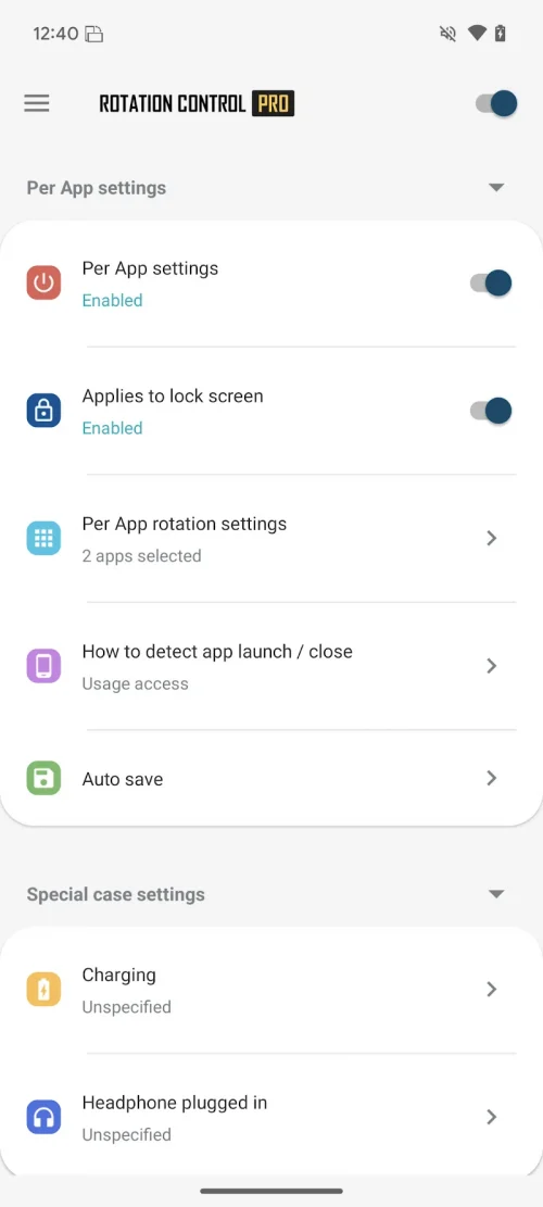 Rotation Control Pro